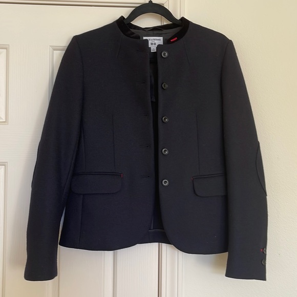Uniqlo x Inès de la Fressange - Navy Blue Buttoned Jacket, Size S - Picture 1 of 1
